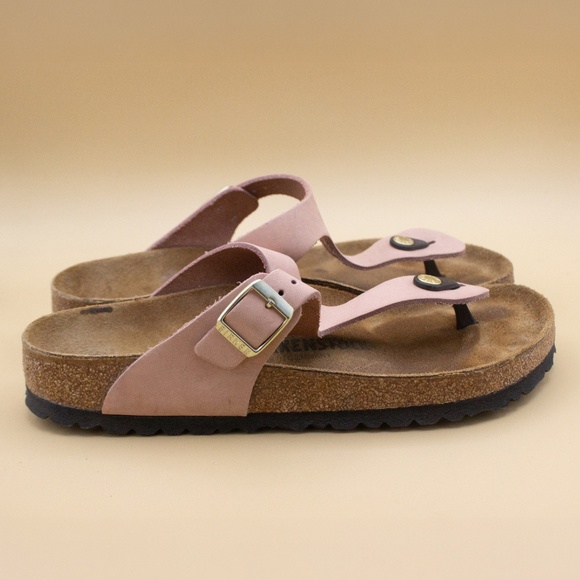 Birkenstock Gizeh Nubuk Dusty Pink Sandals Women's Size 9.5 EU 40 - Picture 3 of 8